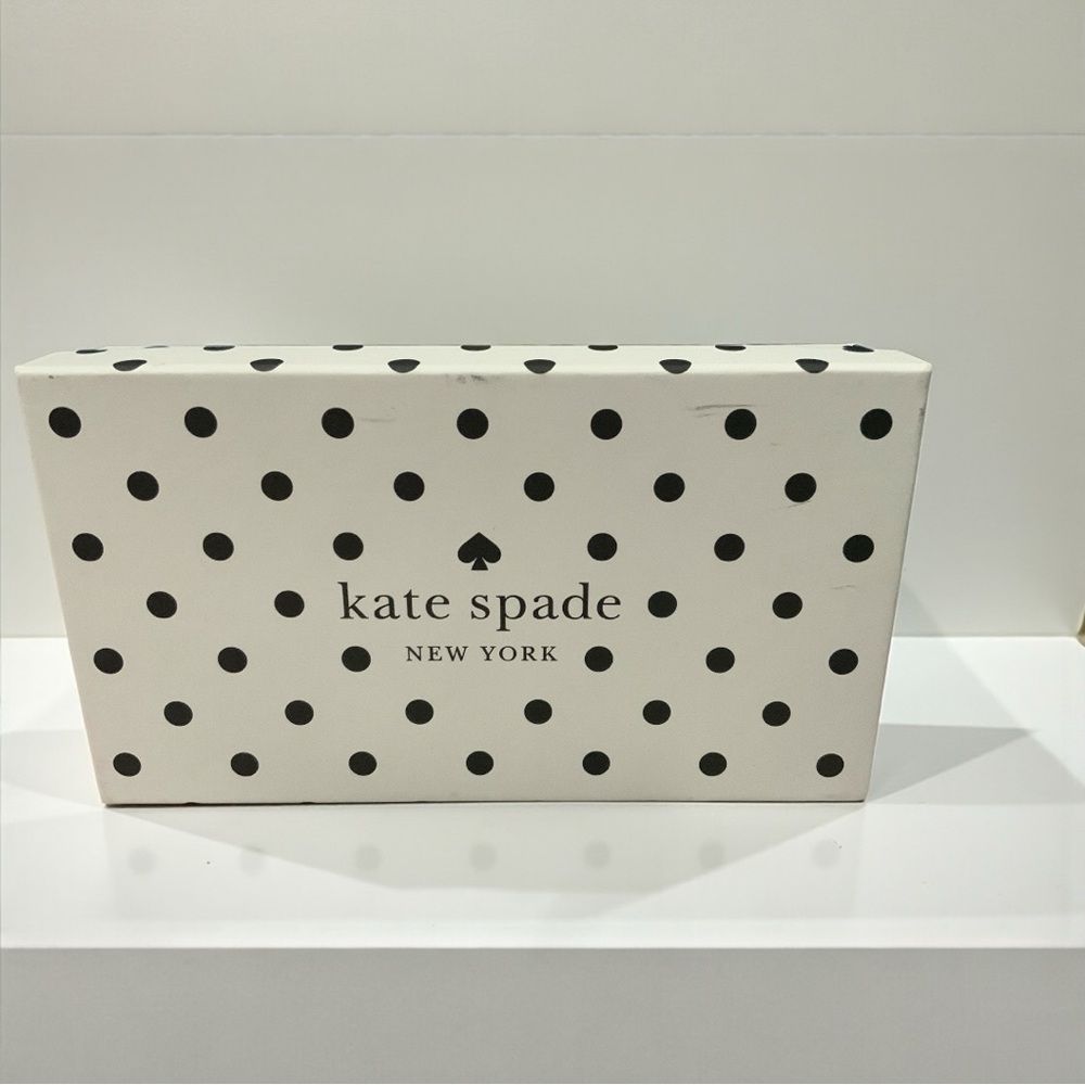 Kate Spade Cheers Boxed Small Crossbody Bag-black and white polka dots-MSRP $259 - Picture 7 of 8